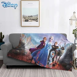 Disney Frozen Cartoon Blanket Plush for Kids Adults Print warm Sherpa flannel Bedspread Blanket Throw for Sofa Bed Cover