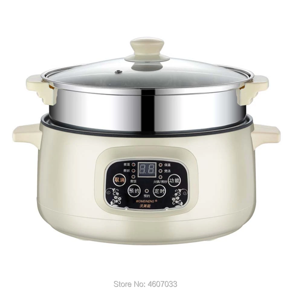 220v 110v Multifunctional Electric Cooker Heating Pan Electric Cooking