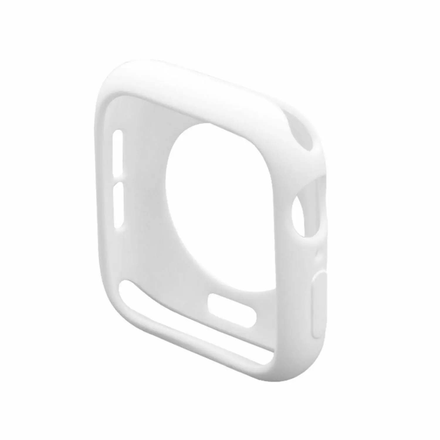Белый 9 цветов Чехол для часов iWatch Series 5 4 Чехол Ударопрочный Мягкий ТПУ силиконовый чехол для Apple Watch 44 мм 40 мм чехол - Цвет: Белый