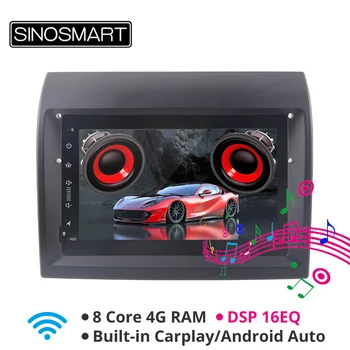 

SINOSMART 4G RAM 8 Core CPU Car GPS Navigation Player for Fiat Ducato 2008-2015 with Canbus
