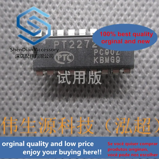 10pcs only orginal new in-line PT2272-M4 receiving decoder---non-latching function DIP-18 | Компьютеры и офис