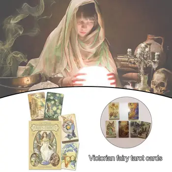 

78PCS English Card Game Card Easy To Carry Educational Toy Prophecy Tarot Card Family Party Card Game Board Game Card