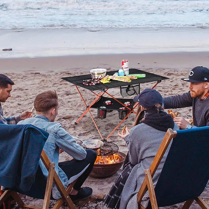 C Sale Portable Folding Table Outdoor Camping Home Barbecue Picnic Ultra Light Aluminum Alloy Hiking Table Fishing Folding