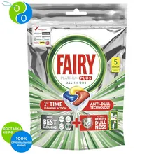Капсулы Для Посудомоечной Машины Fairy Platinum Plus Все В Одном Лимон 5