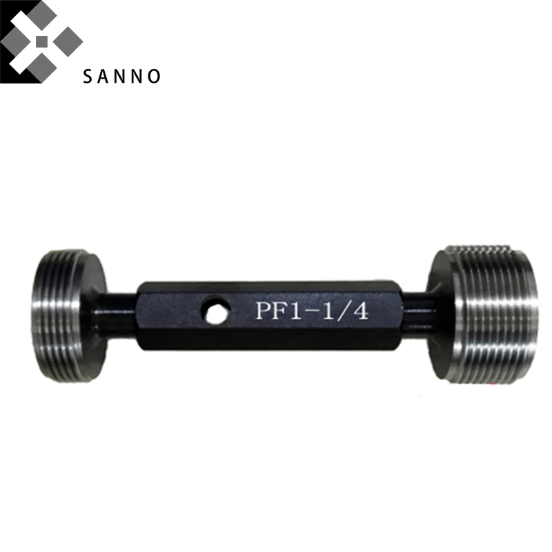 JIS cylindrical thread plug gauges  PF18, PF14, PF38, PF12, PF34, PF1 inch go and no go straight pipe measuring tool (4)