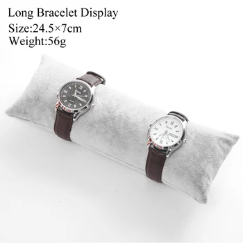 

Gray Velvet 10/20PCS/lot Jewelry Displays Rack Jute Bracelet Display Sackcloth Bracelet Watch For Waistwatch Pillows Wholesale