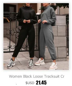 Женский спортивный костюм комплект из 2 предметов Светоотражающая застежка укороченный топ брюки Модные женские свободные сияющая куртка