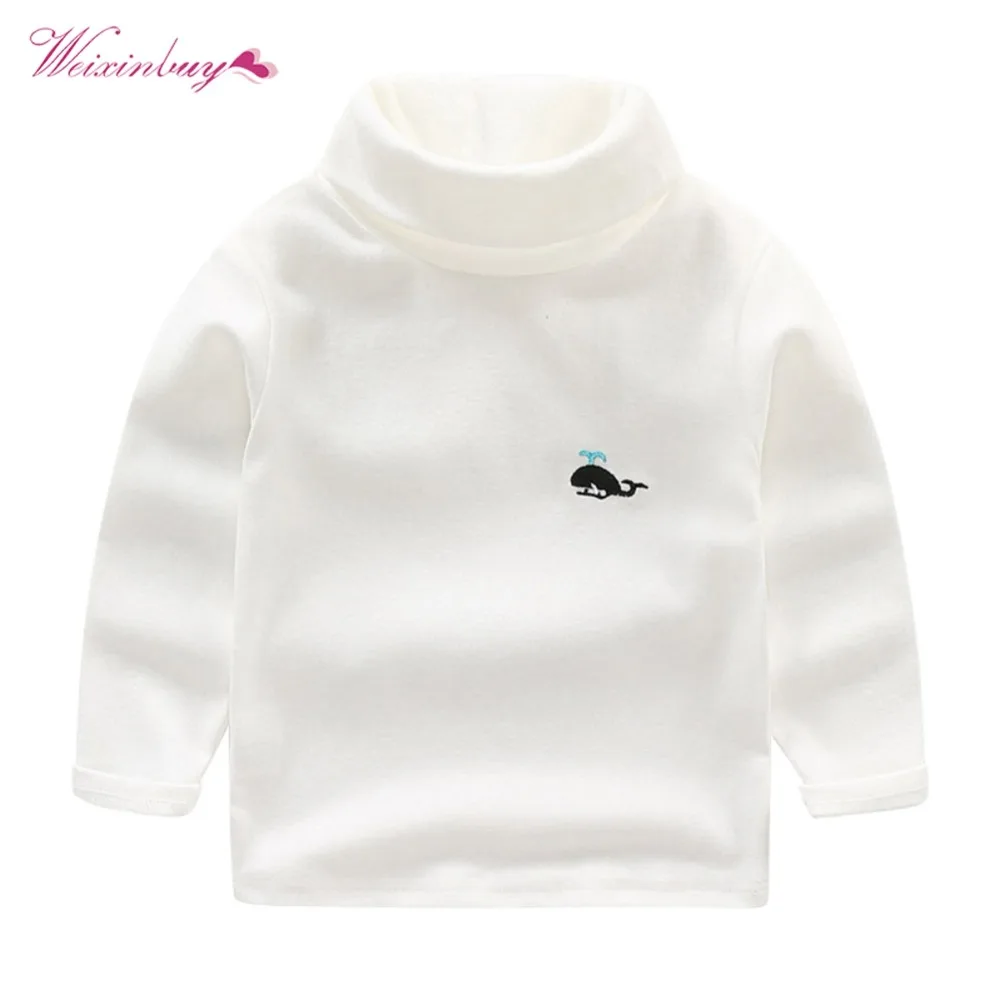 Новинка 2019 для мальчиков свитер девочек Дети Круглый воротник Пуловер Маленький