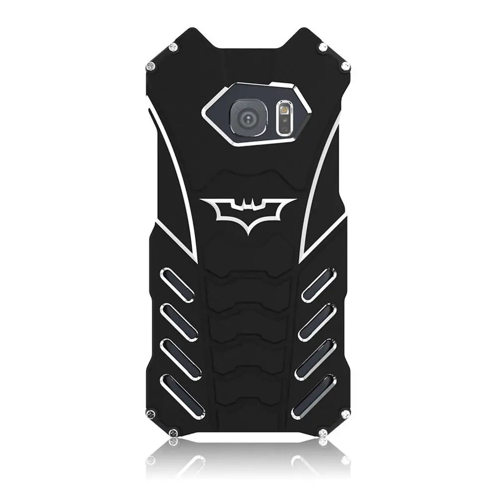 for S6edge Plus Горячая новинка супер тонкий дизайн металлический ударопрочный чехол для смартфона чехол с принтом летучей мыши анти-шок задняя крышка подходит для samsung - Цвет: for S6edge Plus