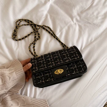 

Small Bag Women Hardware Ornaments Solid Totes Handbag Purse Casual Crossbody Messenger Shoulder Bags Sling Bag For Women