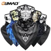 Men Girl Breathable Sport Red Skull Bandana Scary Face Ski Triangle Scarf Fishing Hiking Running Neck Gaiter Cover Headband Thin ► Photo 1/6