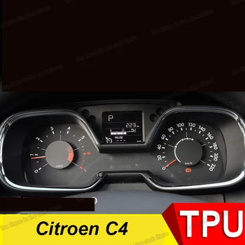 

lcd Tpu Car Dashboard Screen Protective Film Anti-scratch Sticker for Citroen C4 2016 2017 2018