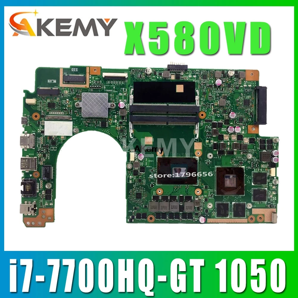X580VD X580VN Материнская плата i7-7700HQ-GT 1050 для ASUS X580 X580V ноутбука протестирована ОК |
