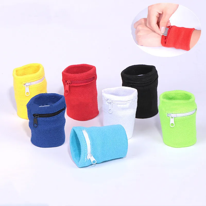 Travel Wrist Wallet Pouch Portable Pocket Key Zipper Sport Wrist Belt