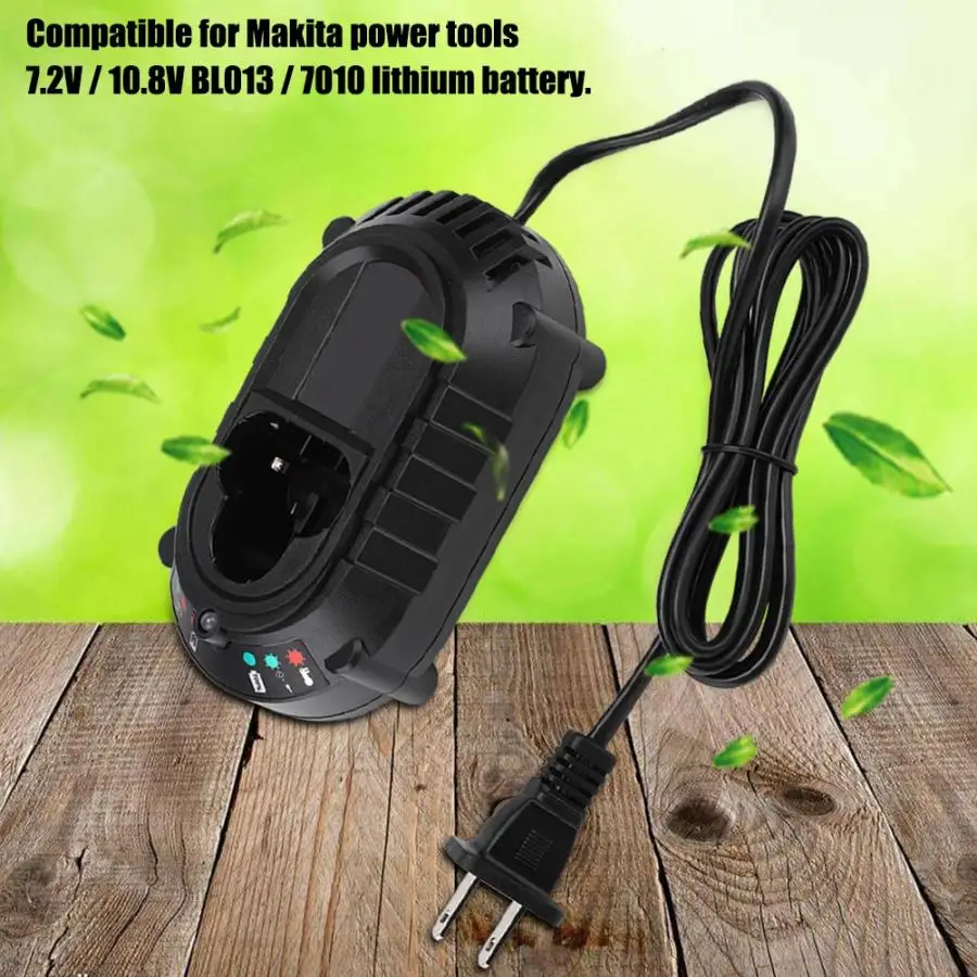 Новый режим CC/CV зарядное устройство для Makita BL013 BL7010 литиевая батарея 7 2 V 10 8 100 240V