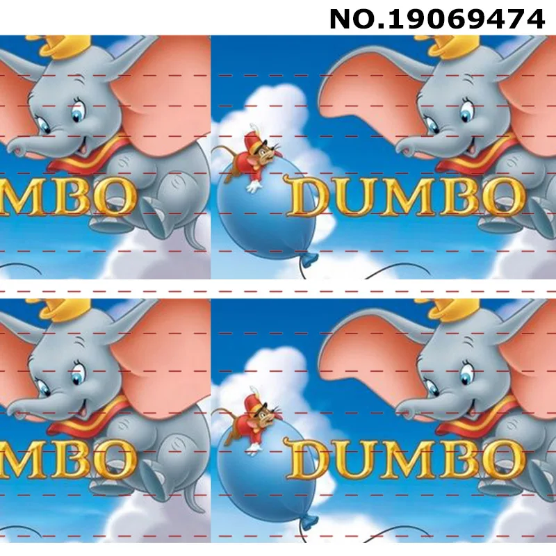 10 ярдов-разные размеры-мультфильм Dumbo символов печатная лента/19069468-9482 - Цвет: 19069474