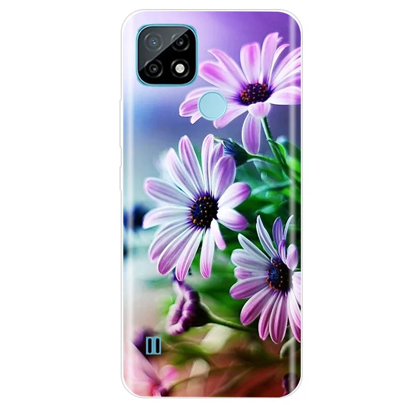 For Realme C21 Case Soft Tpu Silicone Case For OPPO RealmeC21 C 21 Phone Cover Fundas RMX3201 Bumper Case For Realme C21 Cover pouch phone