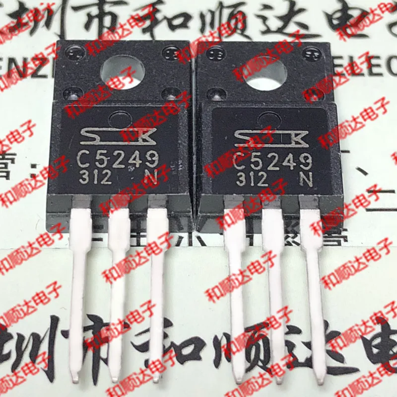 Оригинальный Новый 5 шт./C5249 2SC5249 TO-220F 600V 3A | Электроника