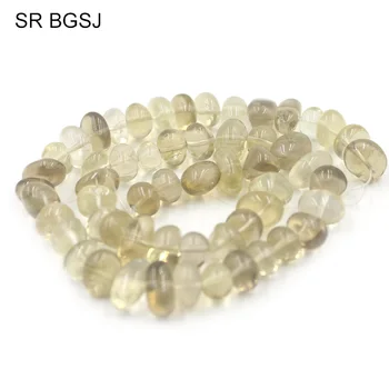 

Free Shipping 8-10x10-14mm Nice Potato Shape Freeform Natural Stone Lemon Quartz Loose Beads for Jewelry Making 15"