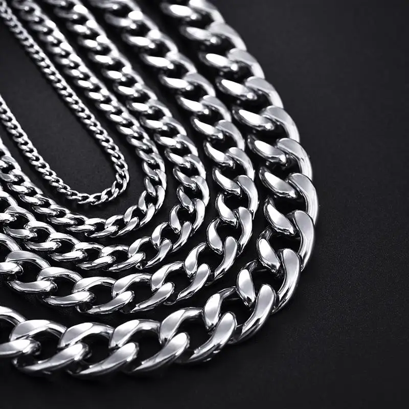 Stainless Steel Chain Bracelet for Men 3-11mm - Image 3