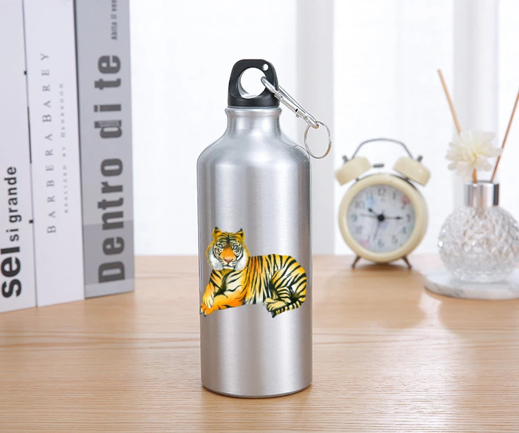 

Bicycle Water Bottles Funny Cartoon Animal Print Student Children Feeding Juice Drinking Bottles Sports Duckbill Cup 600ML