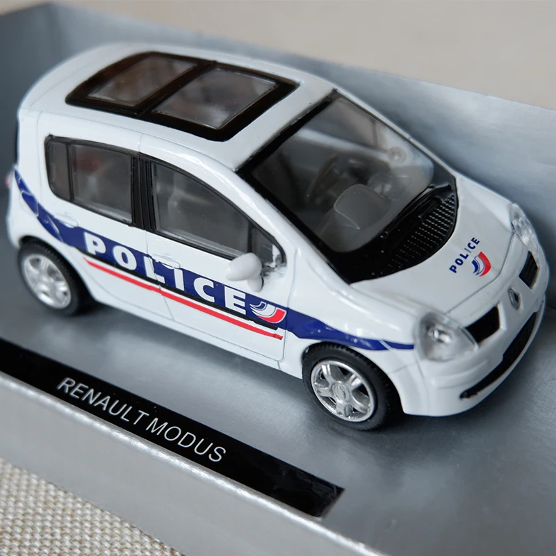 1/43 сплав полицейская игрушка модель автомобиля Renaul Металл литье под давлением