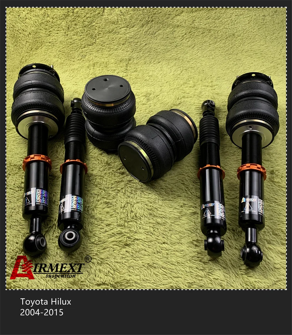 Kit de suspensión neumática para Toyota Hilux, resorte de aire coilover, pieza de automóvil
