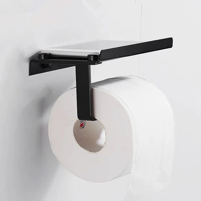 Papier hygiénique de stockage d'organisateur  Papier de stockage de support  de rouleau de toilette-auto-adhésif-Aliexpress