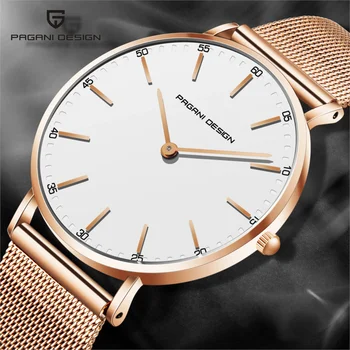 

PAGANI DESIGN Super Slim Stainless Steel Watches Women Top Brand Luxury Casual Clock Ladies Wrist Watch Lady Relogio Feminino