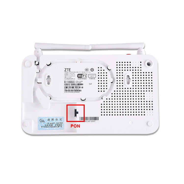 Com antena zte F660 V5.2 1 onu gpon Порто ge 1GE+ 3FE+ 1 Порто+ wifi ont zte GPON onu V5.2