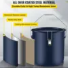 VEVOR 5/8/10 Gal Fryer Grease Bucket Oil Disposal Caddy With Lid&Filter Bag Thickened Steel Durable for Kitchen Commercial Use 5
