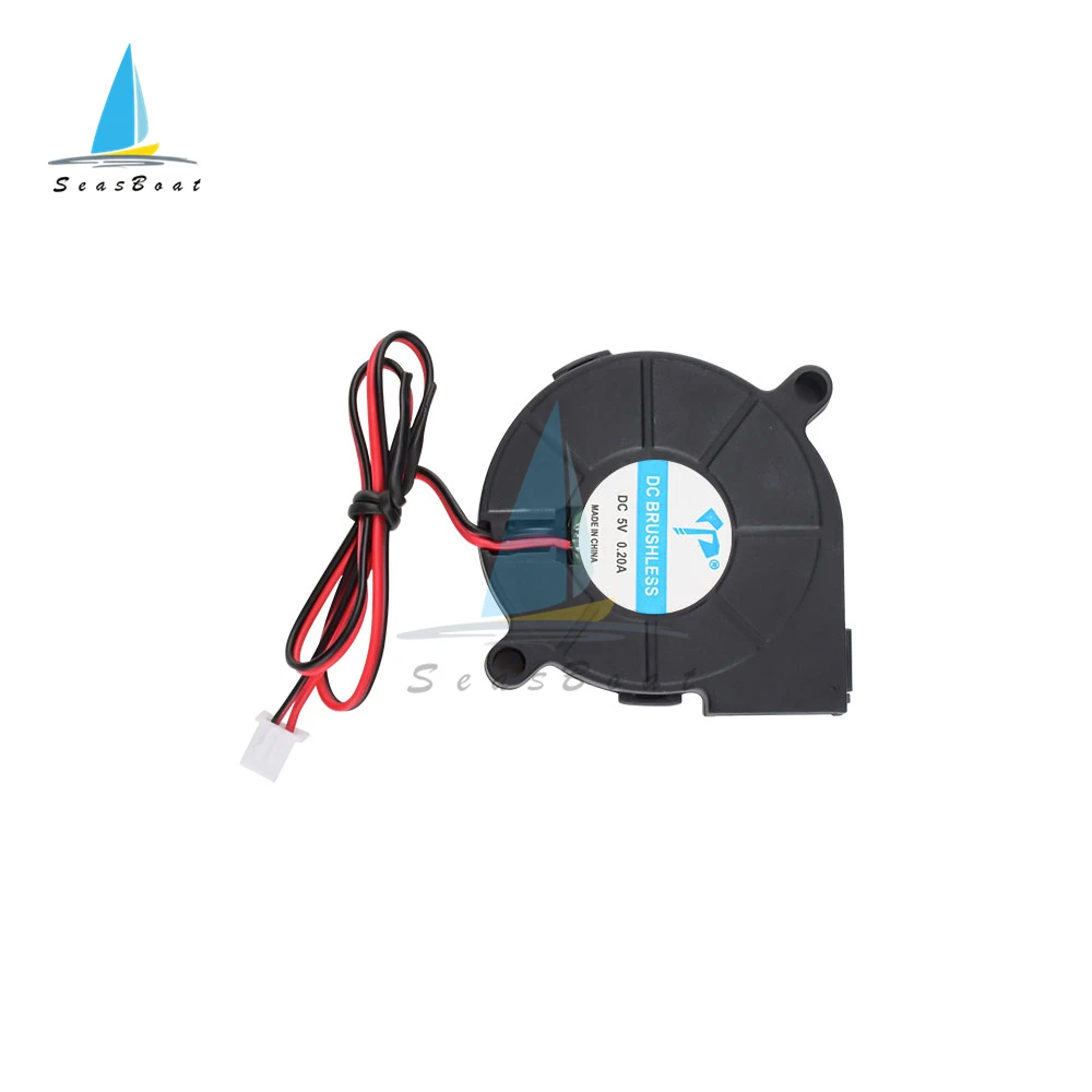 Dc fan 5015 Brushless turbo DC fan 5V 12V 24V Cooler blower Silent oil-containing micro centrifugal fan For 3D printer accessories