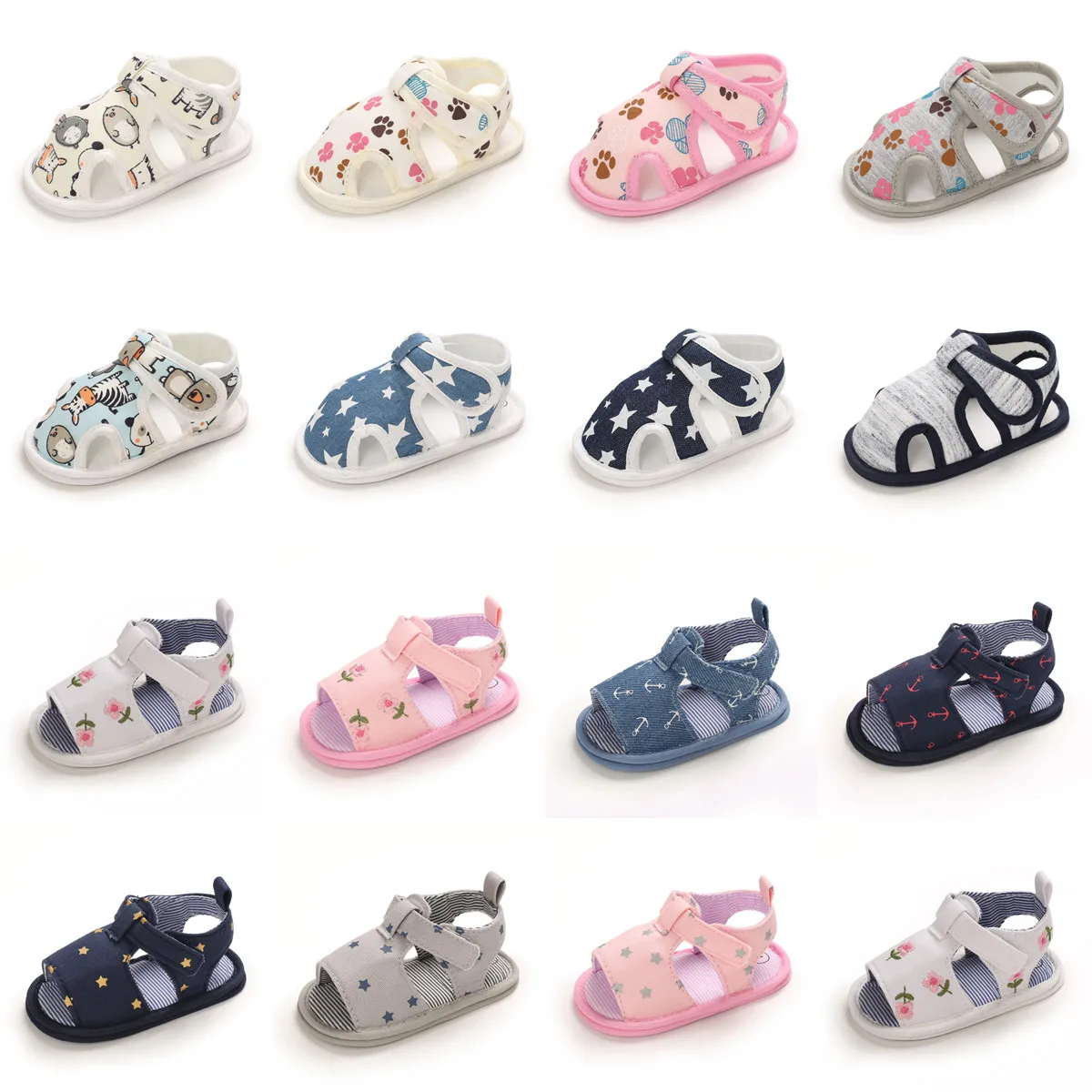Baby Shoes Newborn Sandals Breathable Baby First Walker Shoes