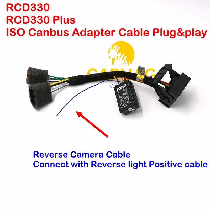 RCD330 Plus Plug &amp Play ISO Quadlock кабель адаптера с can-шиной декодер симулятор для VW Golf VI Jetta 5 6