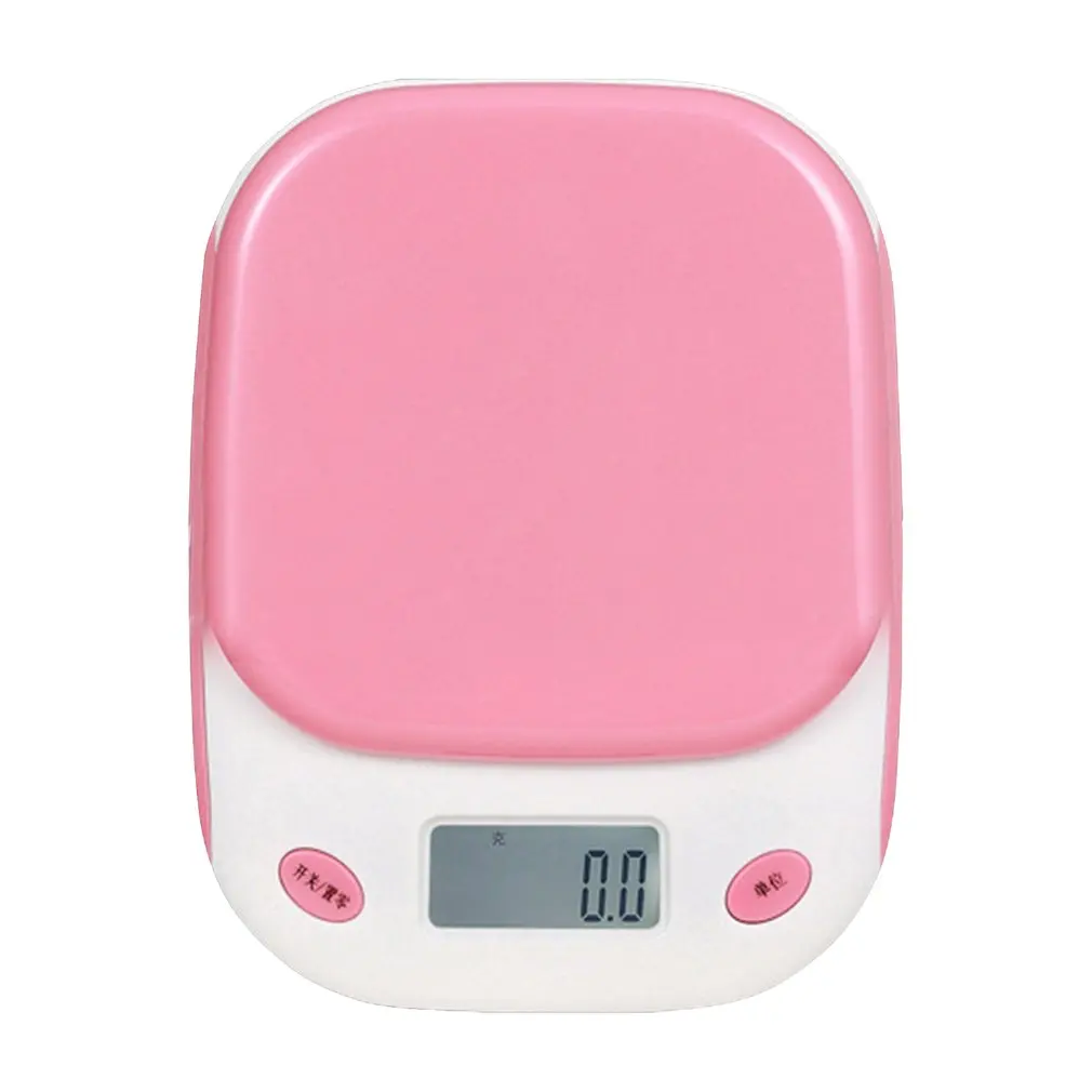 Household Kitchen Scale With Tray Bowl Measuring Scale Electronic Weighing Scale Precision Digital Gram Measuring Scale 5kg/1g