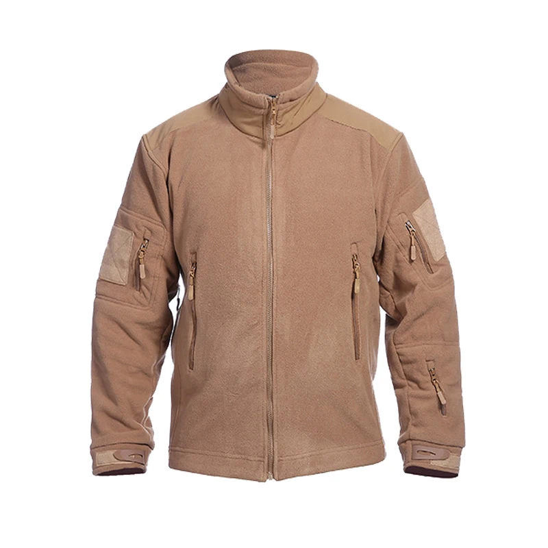 

Men Thicken Warm Military Army Fleece Tactical Jacket Patchwork Multi Pockets Polartec Mens Brand Camouflage Winter Jacket Coats