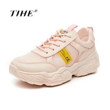 

Running Shoes for Women Sports Shoes Outdoor Rubber Air Mesh Fitness Sneakers Height Increasing Lifestyle Lady Leisure Shoes