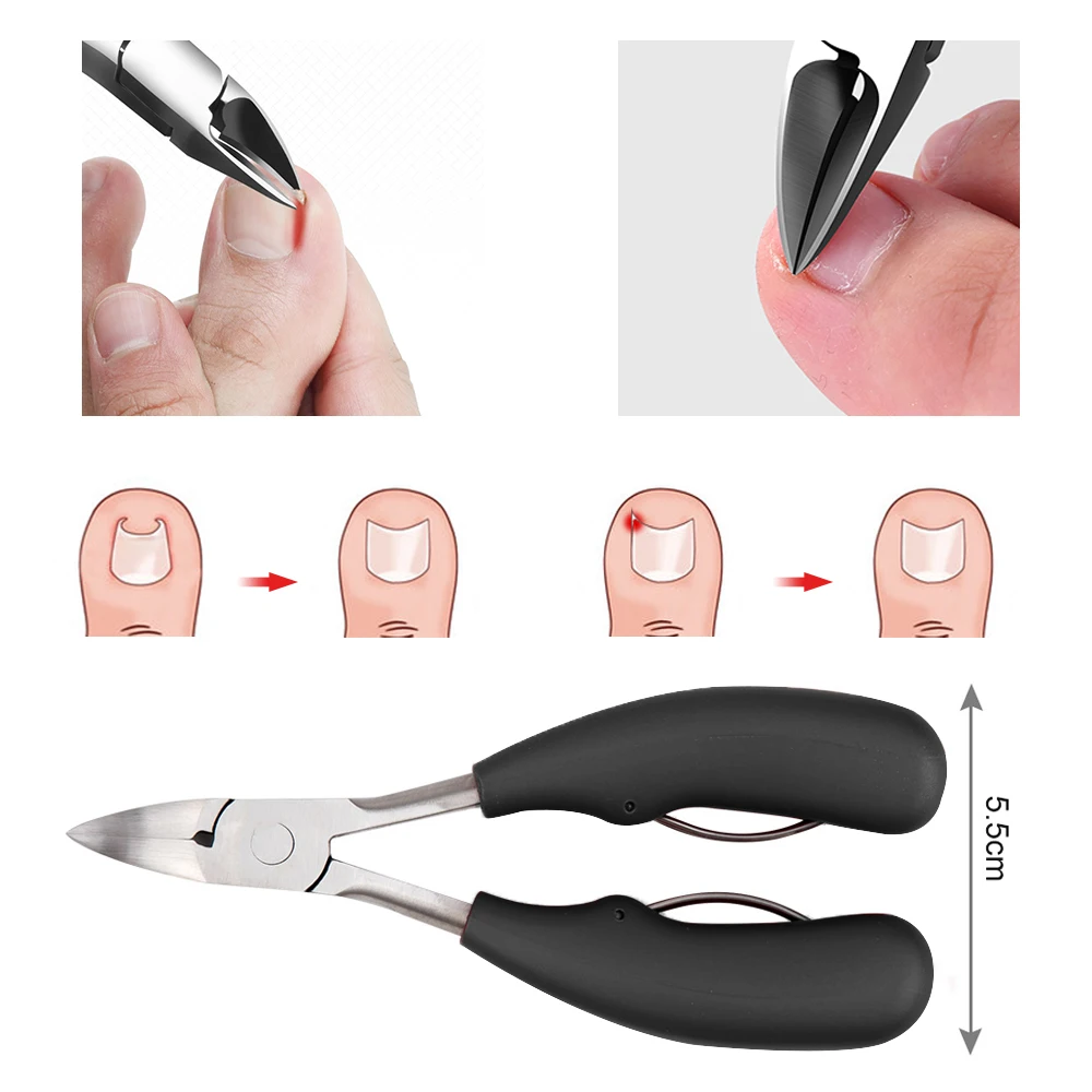 

New Toe Nail Clippers 3 Colors Nail Correction Nippers Feet Care Podiatry Toe Nail Cutter Trimmer Nail Manicure Tool