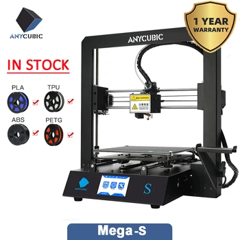 

ANYCUBIC 3d Printer Mega-S Upgraded anycubic i3 Mega Big Build Volume Touch Screen Full Metal FDM 3d Printer kit impresora 3d