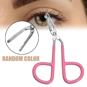 

1pc Scissors Flat Tip Eyebrow Tweezers Clamp Clipper Stainless Eyebrow Tweezers Beauty Makeup Tools for Plucking Eyebrows