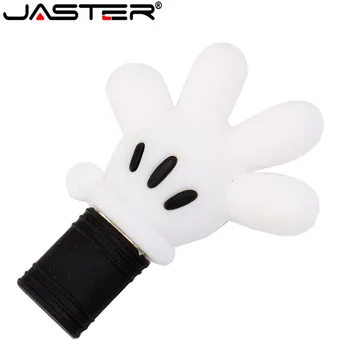 

JASTER cartoon CUTE Mickey's palmstyle usb2.0 4GB 8GB 16GB 32GB 64GB pen drive USB Flash Drive creative Pendrive