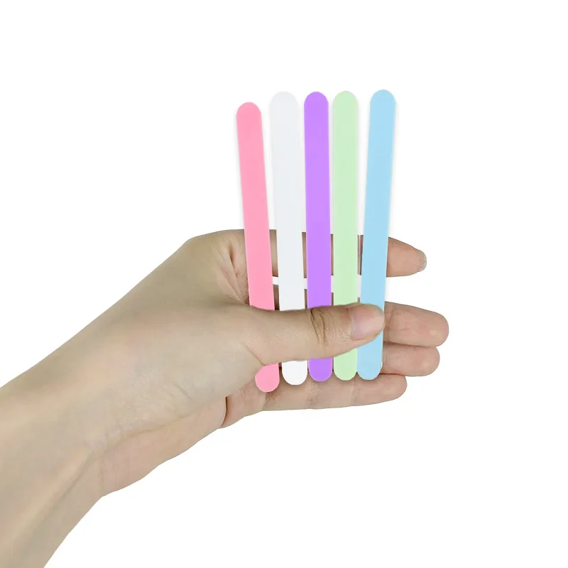 Ice cream sticks 10Pcs acrylic ice cream sticks transparent colorful for home kids making popsicle mould supplies Hawaii party