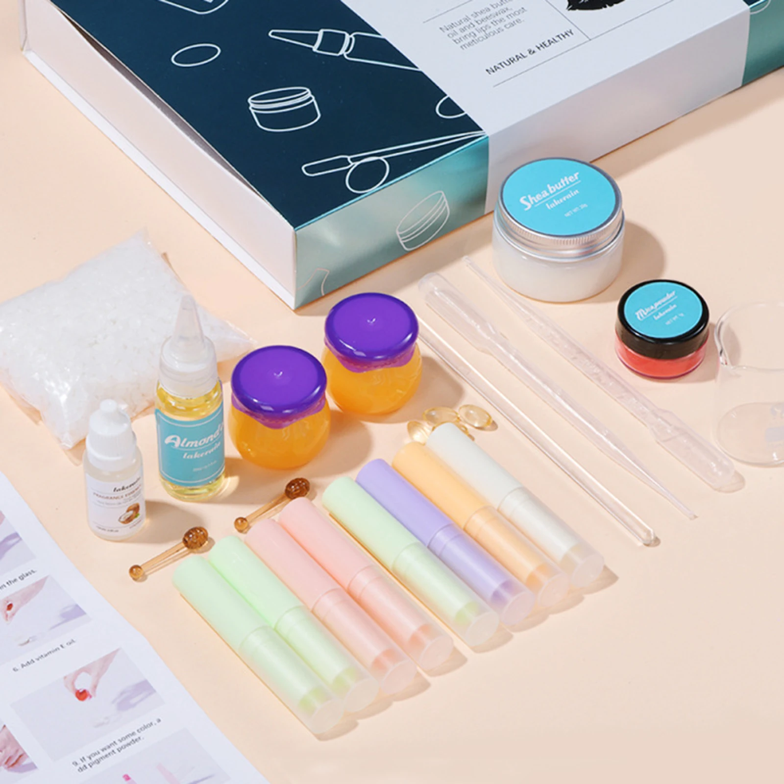 Diy Homemade Lip Gloss Making Kit Complete Moisturizing Lipstick Making