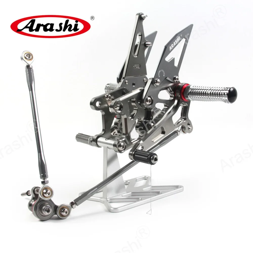 ARASHI подножка мотоциклиста для HONDA CBR600RR регулируемые Задние подножки CBR 600 RR 2007 2008 Задний подножки CBR 600RR алюминий