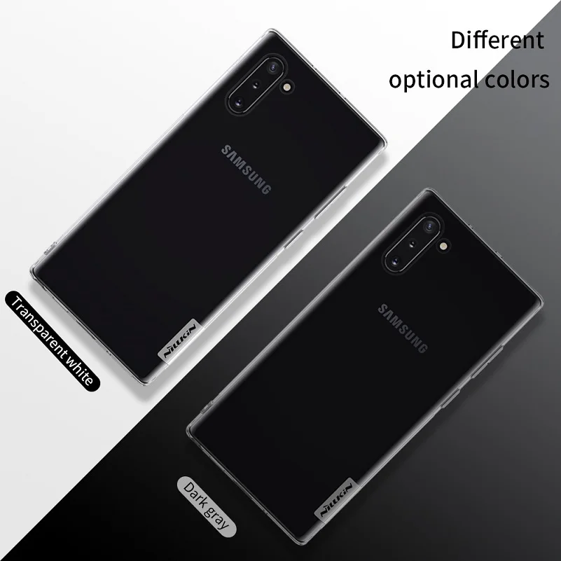 Для samsung Galaxy Note 10 чехол 6,3 Nillkin натуральный прозрачный мягкий кремний TPU чехол для samsung Note 10 Plus чехол 6,75