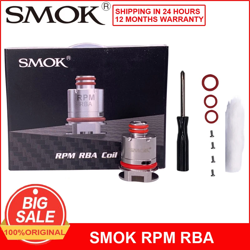 SMOK оригинальный RPM RBA enjoy для DIY 0.6ohm катушки приносят огромный пар и более чистый