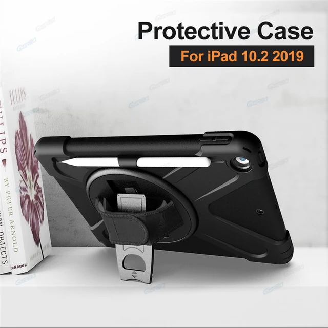 Capa protetora para ipad, estojo para proteção de ipad 7ª geração, 10.2,  com suporte para lápis, silicone resistente - AliExpress