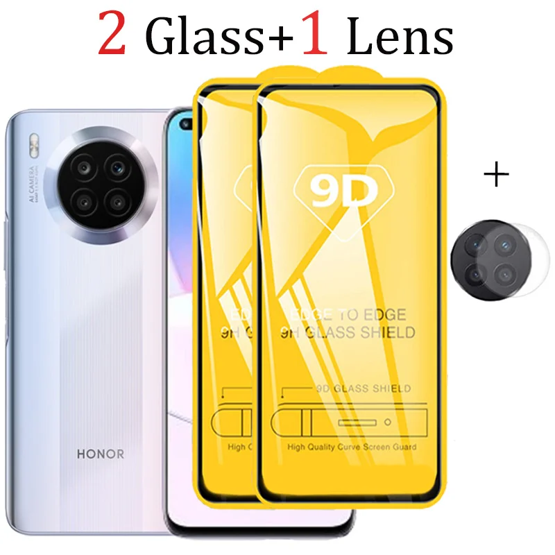 mobile phone screen protector Glass + Camera Film for Honor 50 Lite Tempered Glass Huawei Honor X8 X7 X 9 5G Screen Protector Xonor 50Lite Glass Honor X8 2022 phone screen cover Screen Protectors