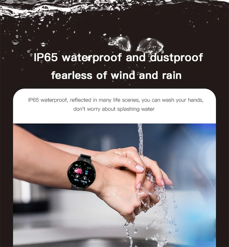 Smart Watch Men Bluetooth Blood Pressure Round Smartwatch Women Watch Waterproof Sport Tracker WhatsApp for Android Ios