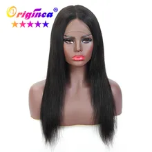 T part Lace Front Human Hair Wigs For Woman Ear To Ear Lace Wig With Baby Hair Brazilian Remy Straight Hair Wigs Pre-Plucked